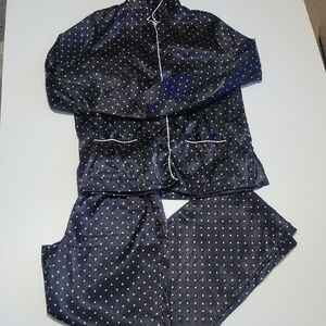 PINK K. KMART Black Star Pajama Set Sz S